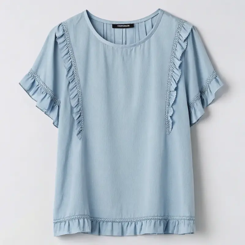 Chic Blouse with Ruffles